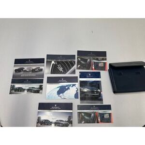 Maserati‎ Quattroporte Owner's Manual Book w Leather Holder Complete Set